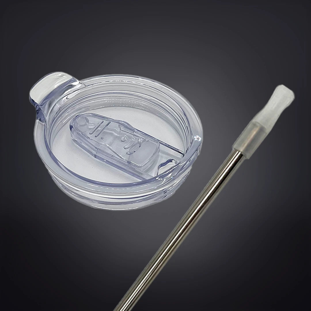 Cup Ersatzdeckel + Strohhalm Set