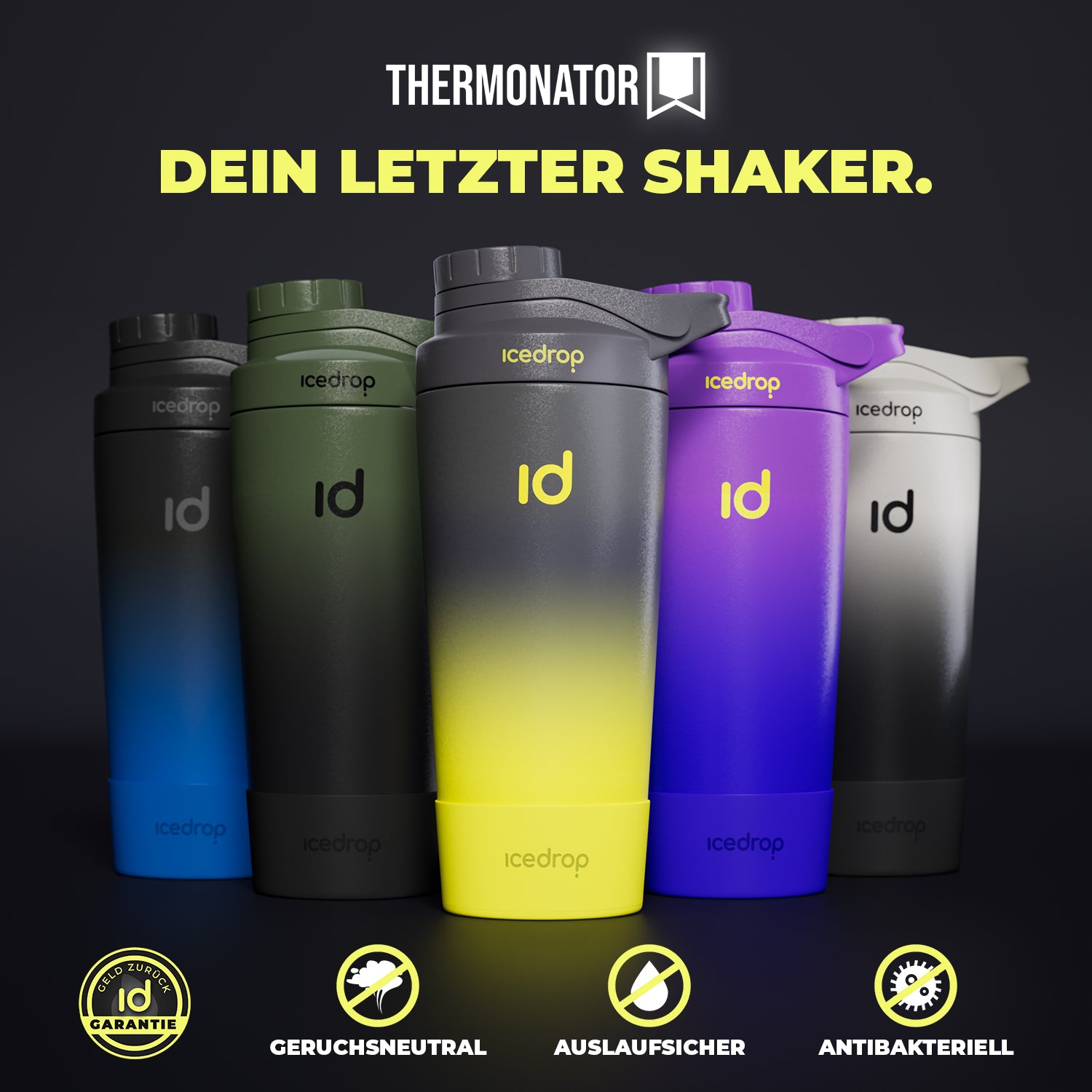 Thermonator™ 2.0 | Thermo Fitness Shaker 750ml | BPA-frei